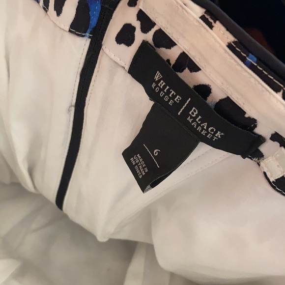 Blue Black Leopard Corset Top - Picture 3 of 4